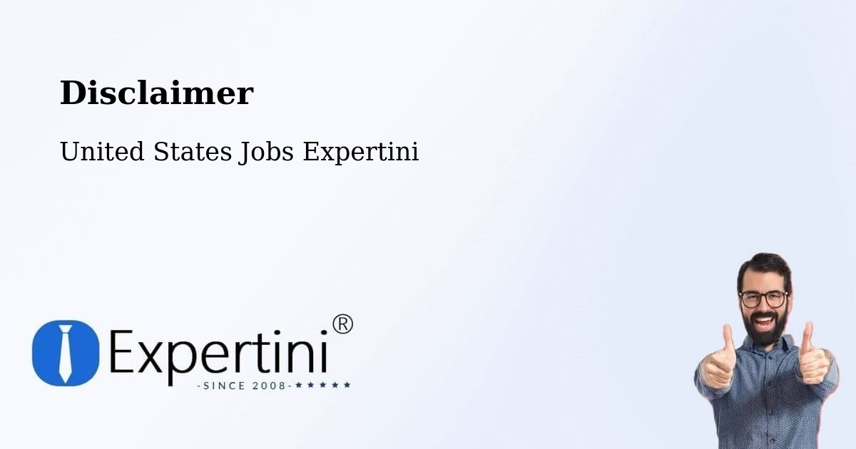 Disclaimer – Flagstaff - United States Jobs Expertini